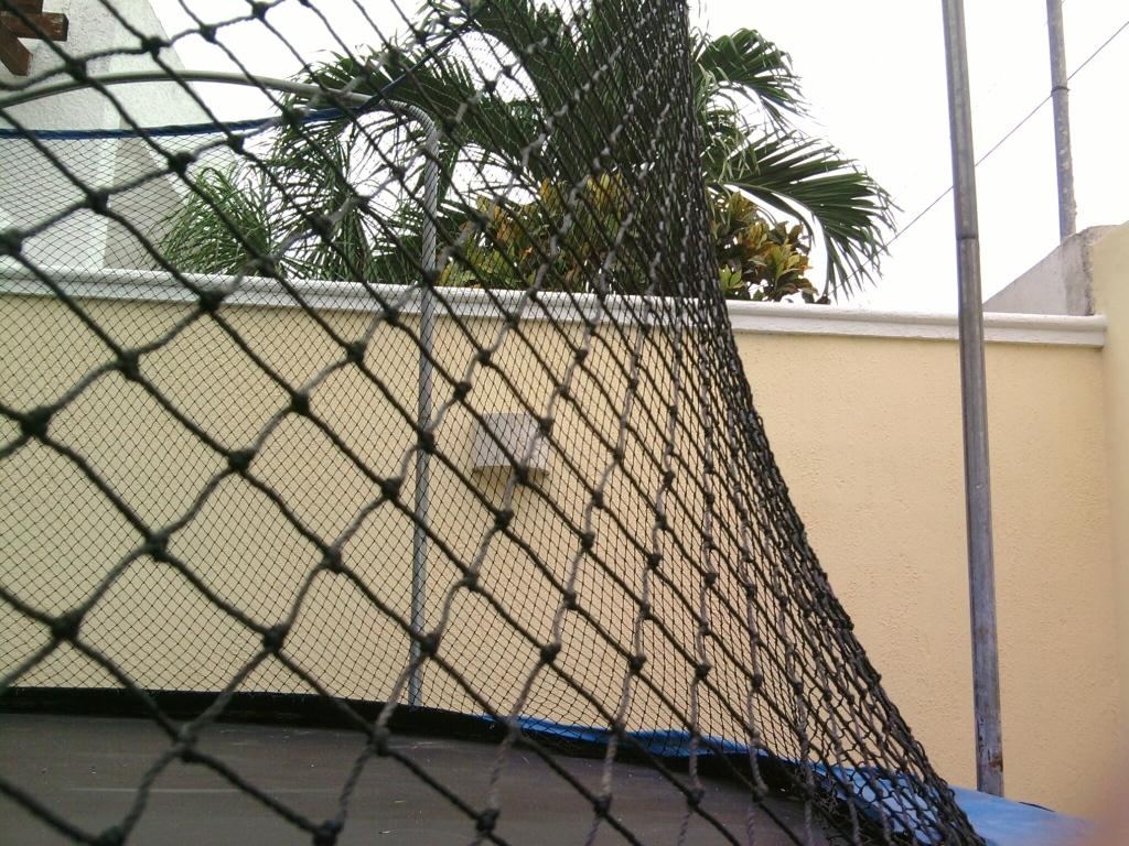 Red proteccion brincolin malla negra detalle